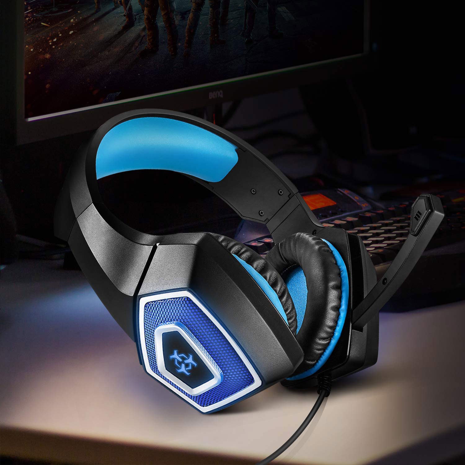 Glow Up Your Game with RGB Wired Headset