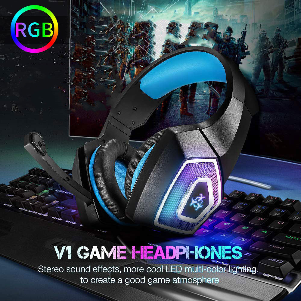 Glow Up Your Game with RGB Wired Headset