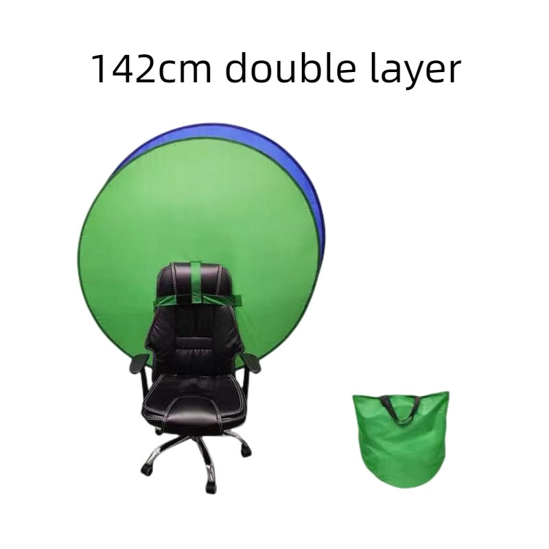 Cozy Green Screen Armchair for Effortless Creative Photography Magic